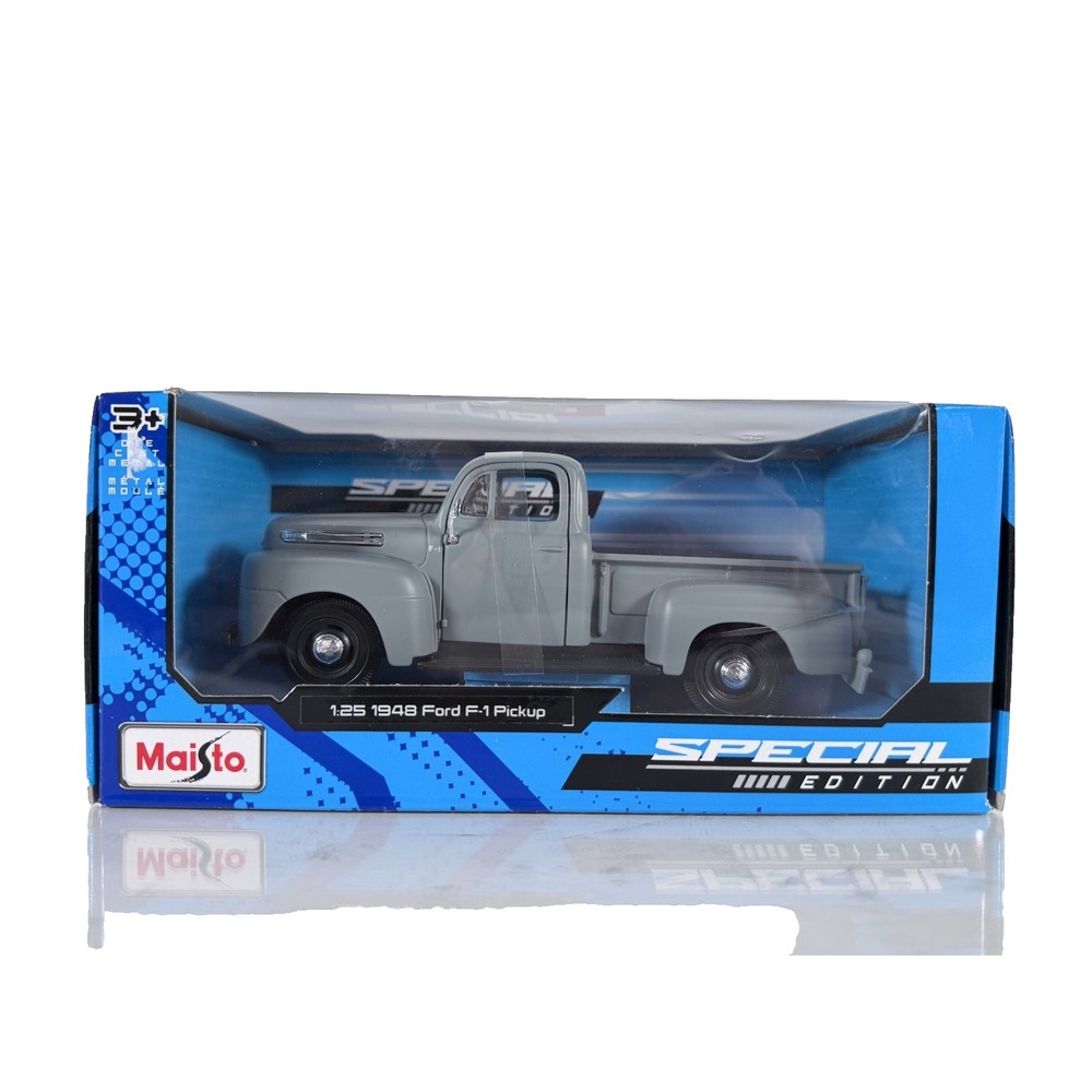 MAISTO SPECIAL EDITION 1:25 1948 FORD F-1‎ Gray PICKUP DIE CAST TRUCK NIB